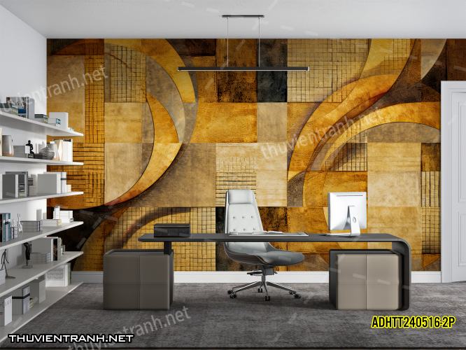 Tranh dán tường Vân Gỗ- ADHTT240516-2P - Tranh tường chất lượng cao